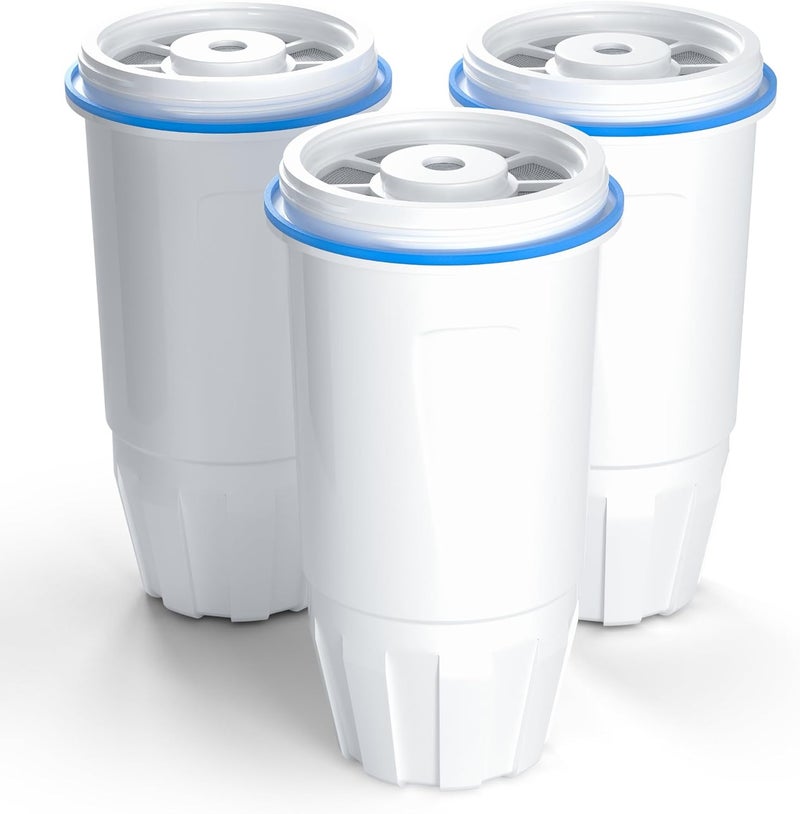 Bogda Upgraded Water Filter Replacement Fit for Zero Pitcher and Dispenser ZR-001 ZR-004 ZP-006 ZR-017, Five-Stage Filter System, Effectively Reducing Lead, Chromium, and Contaminants, 3 Packs, By - Image 1
